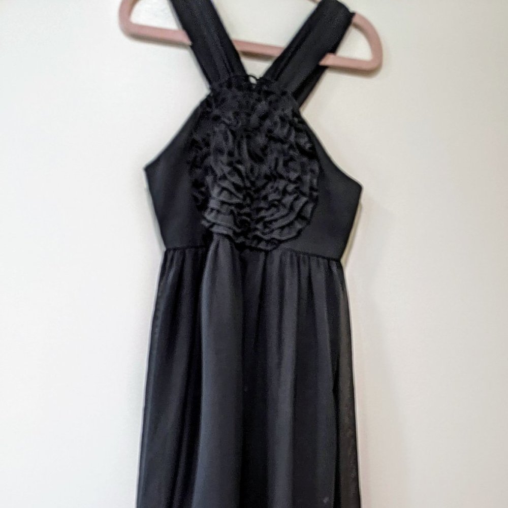 BLUSH by Us Angels   Black off the Shoulder Dress   size 7